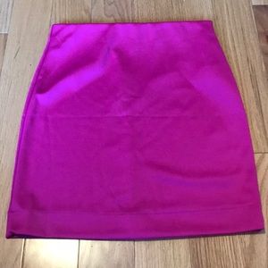 Hot pink pencil skirt